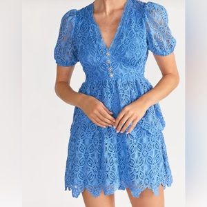 NYCo Blue Lacy Dress. Brand New with Tags.